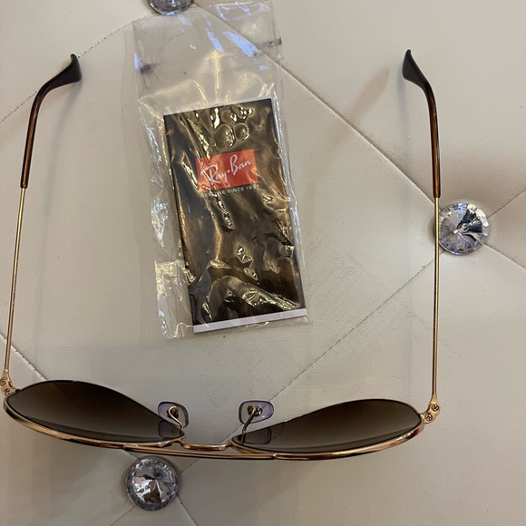 🍉SALE PRICE 🍉 Ray Ban Polarized Brown Aviator Classic B-15 Sunglasses - Picture 14 of 17